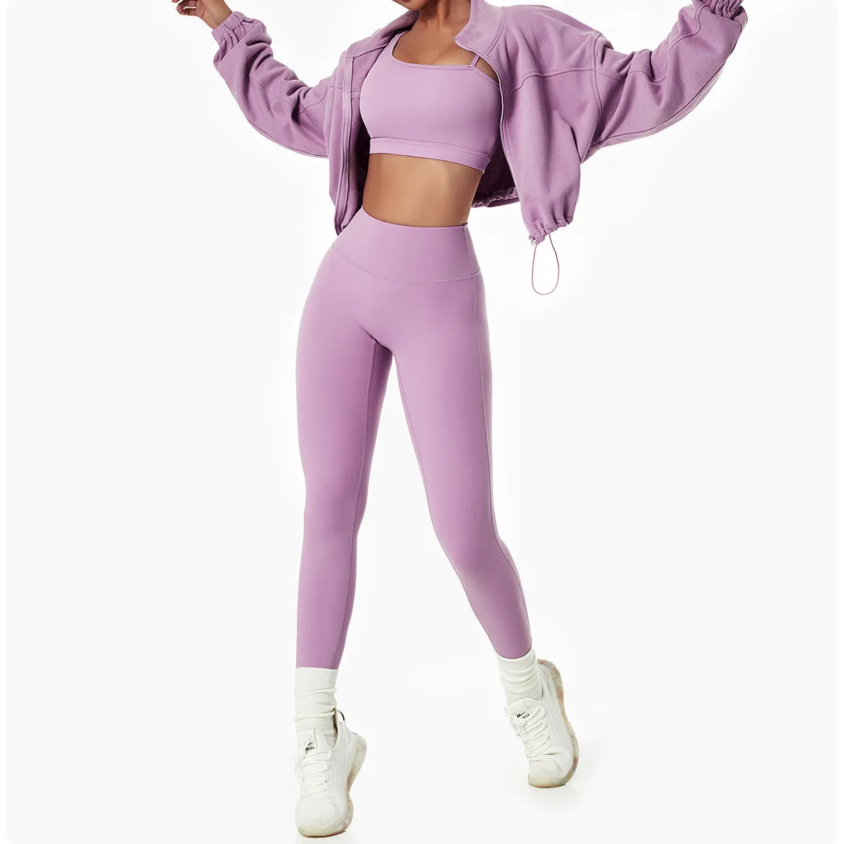 2025 4pcs Leggings Sets For Women Best Price Workout Sets Quick Dry Sportswear Athleisure Wear Sets Women