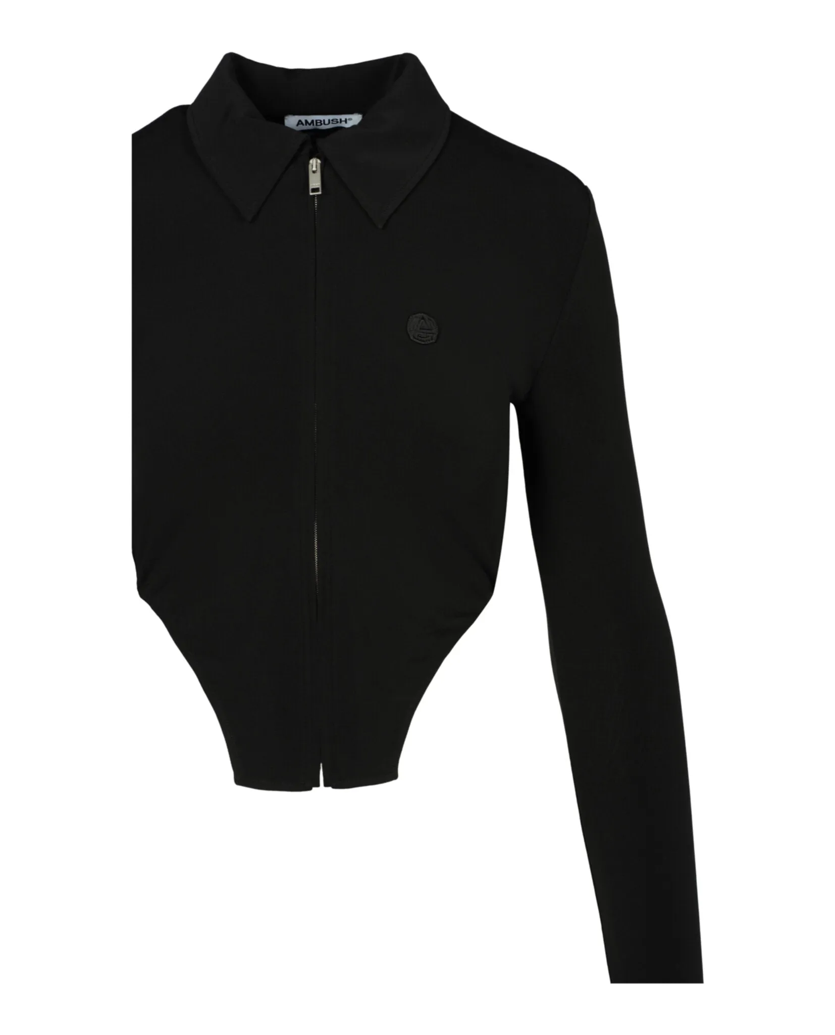 AMBUSH Womens Zip Up Cropped Top