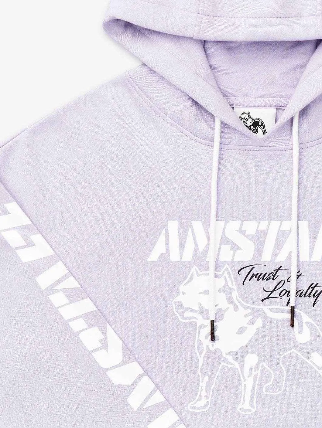 Amstaff Woman Logo Hoodie Lavender