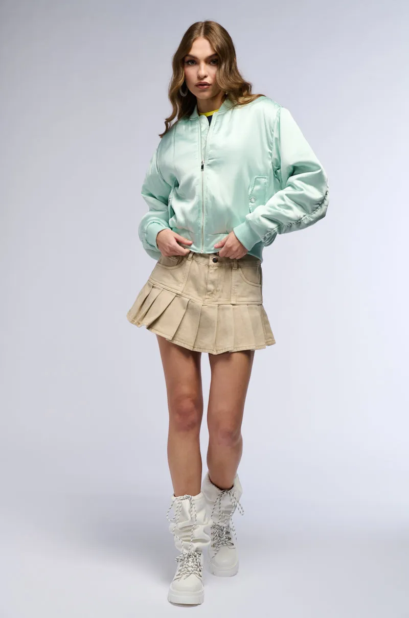 ARIZONA SATIN BOMBER