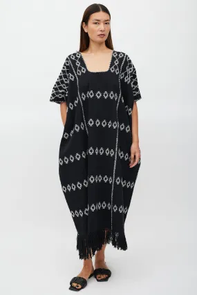 Black & White Emboirdered No.60 Dress