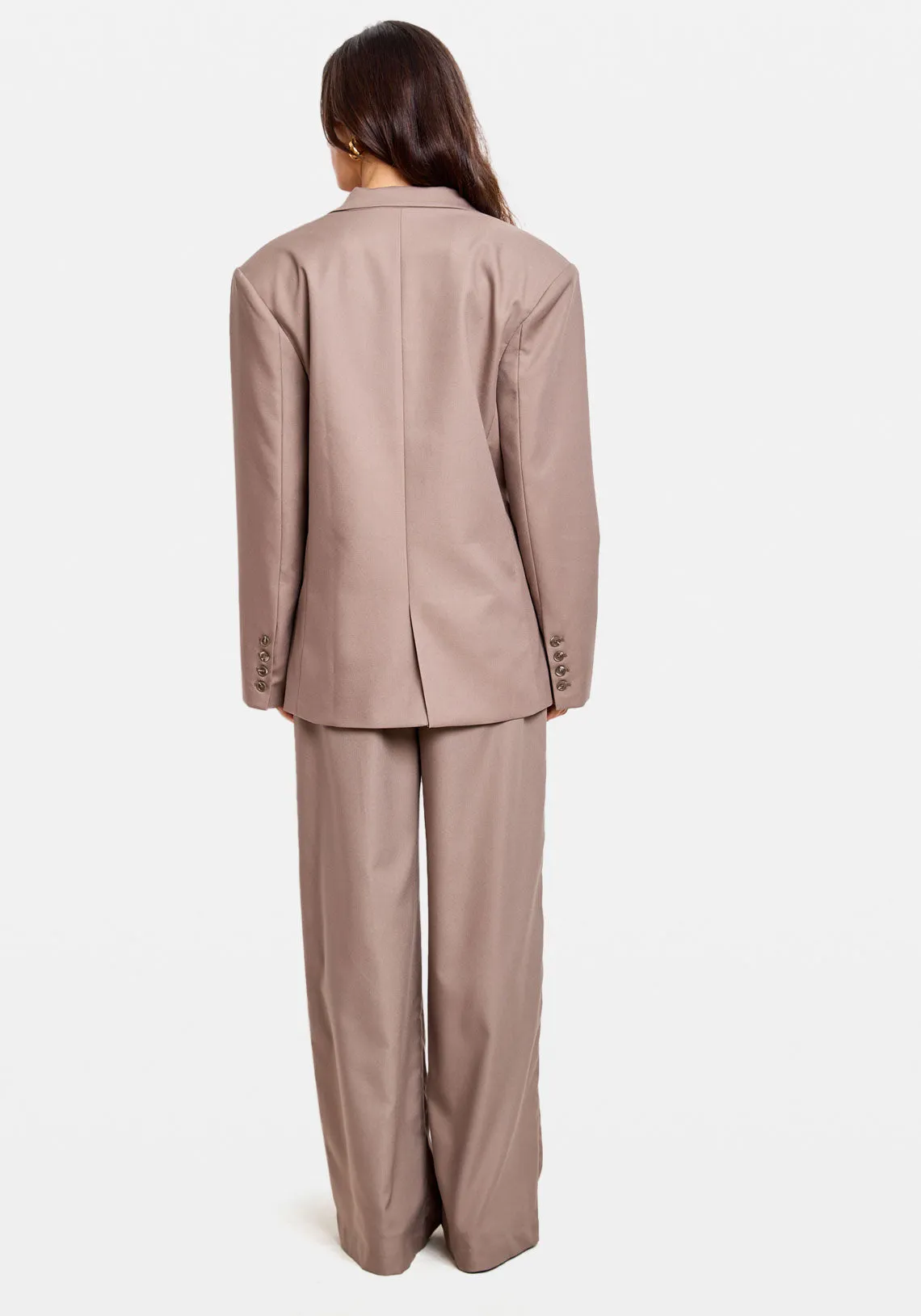 CLASSIC TAILORED BLAZER TAUPE
