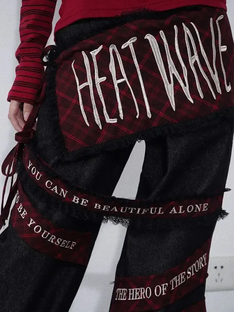 Gothic Jea mit Patchwork "heat wave"