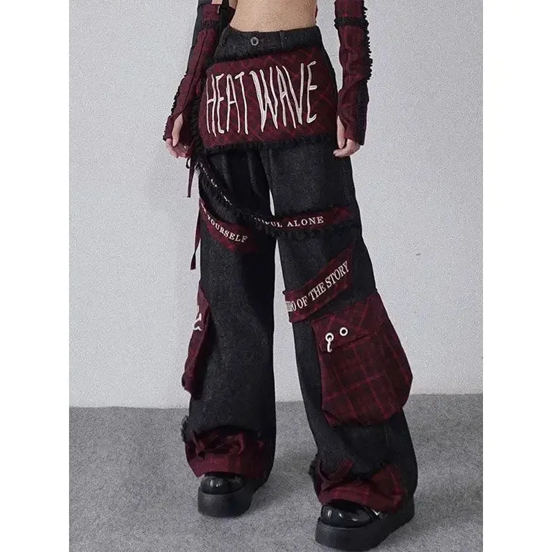 Gothic Jea mit Patchwork "heat wave"
