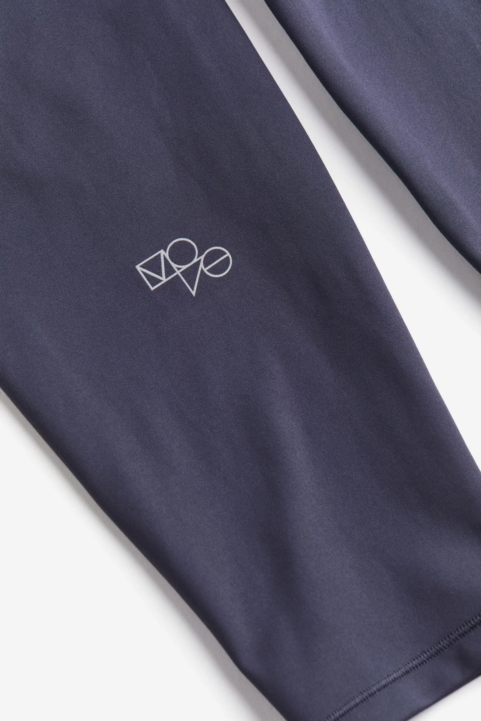 H&M DryMove Pocket-detail Sports leggings, steel-blue