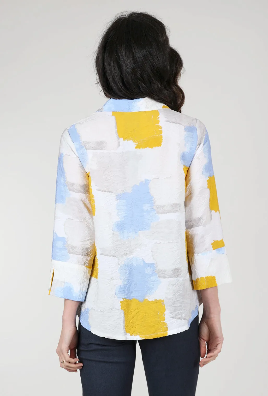 High-Low Shirt Jacket, Sand