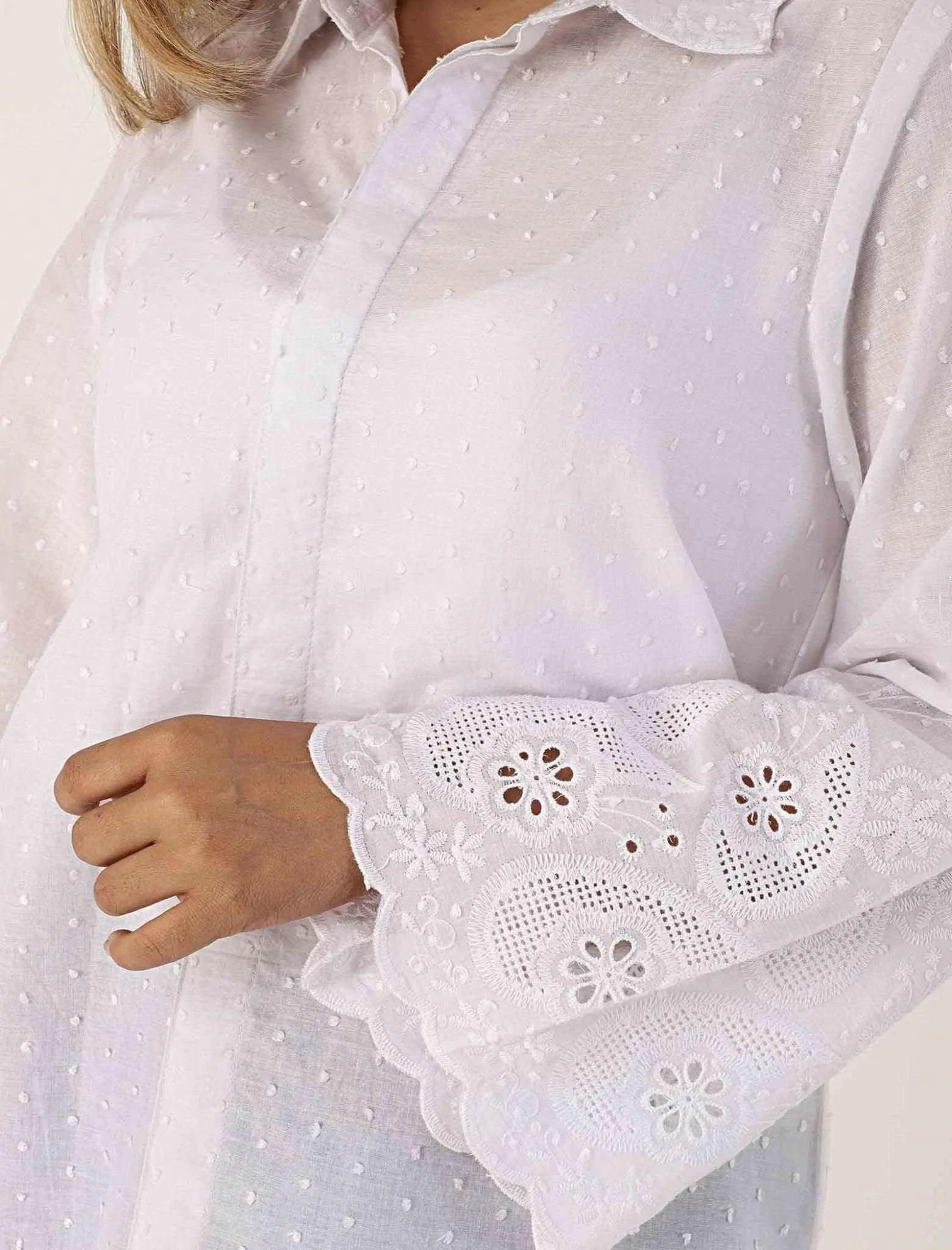 High-Low Top With Bell Sleeve