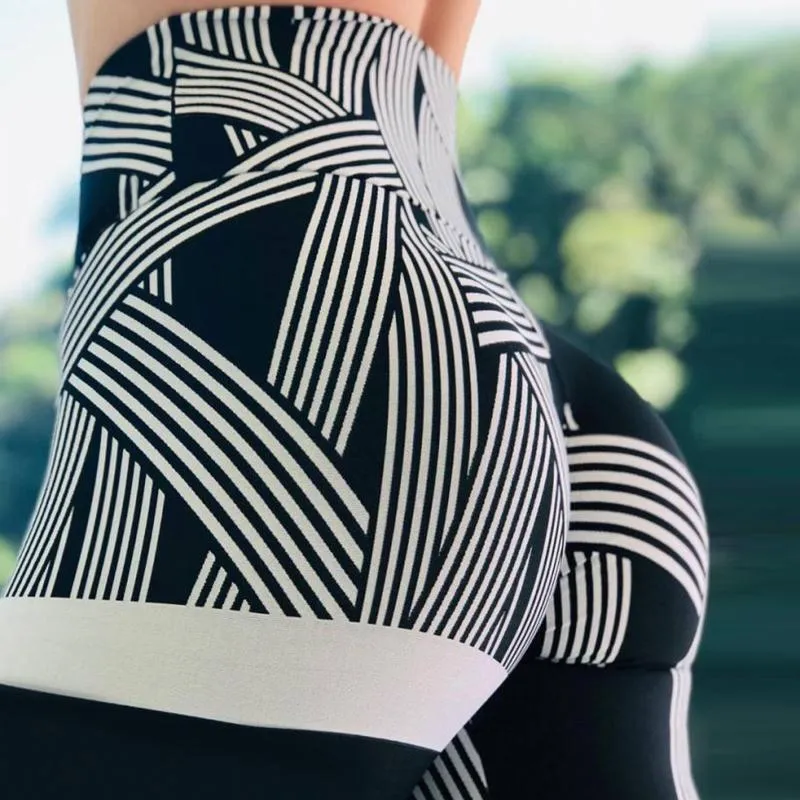 High-Waist Electric Legging