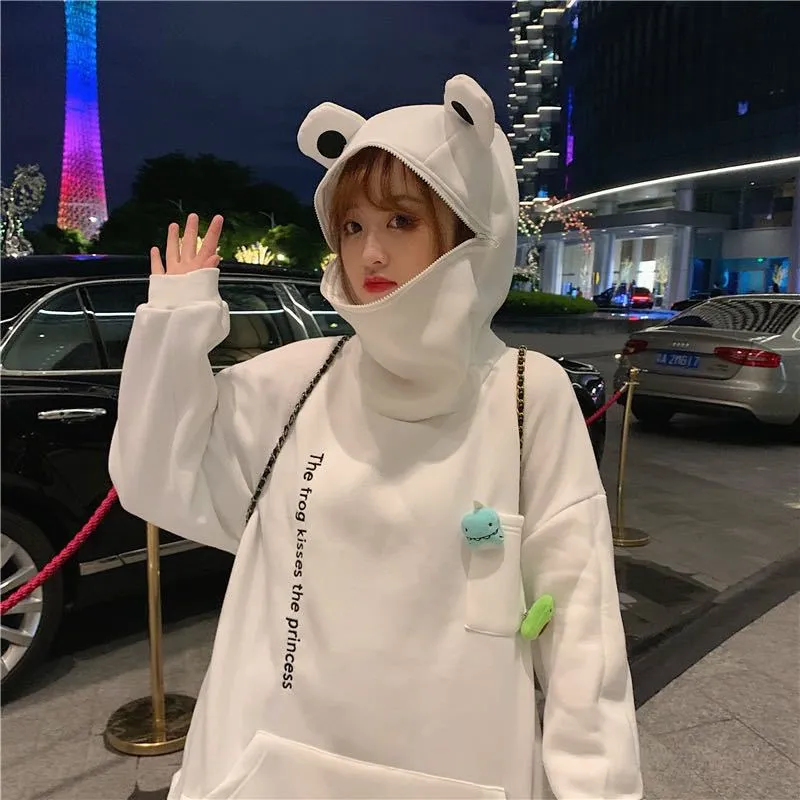 Kawaii Frog Hoodie