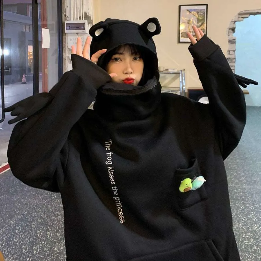 Kawaii Frog Hoodie