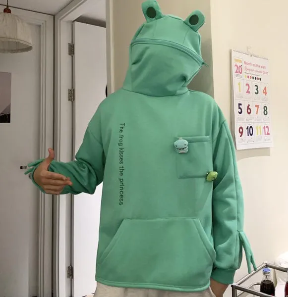 Kawaii Frog Hoodie
