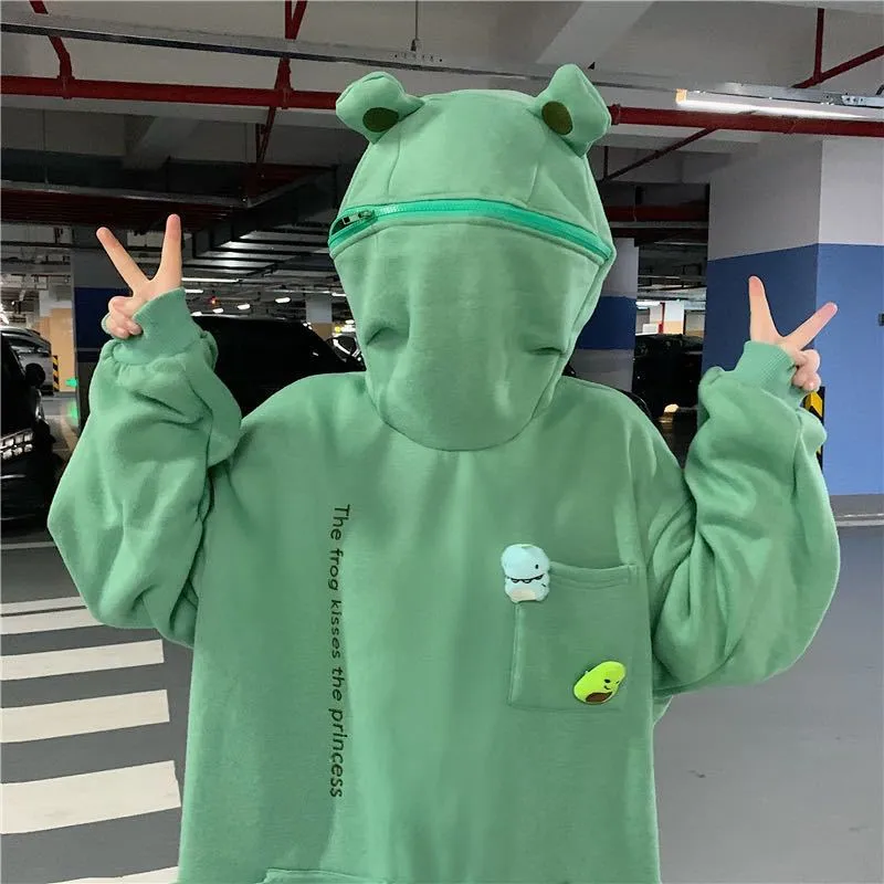 Kawaii Frog Hoodie