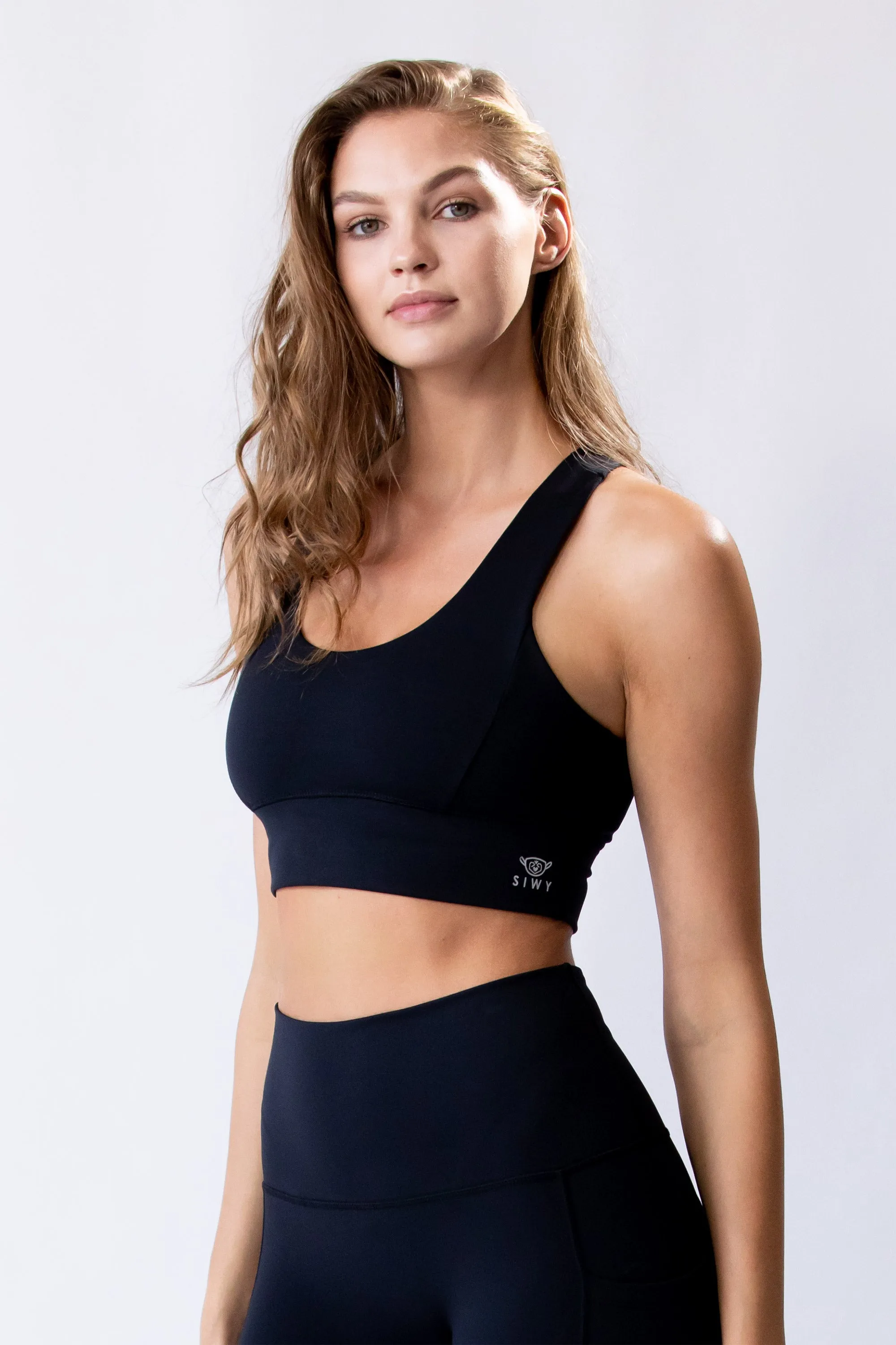 Mabelle Top In Black Pencil