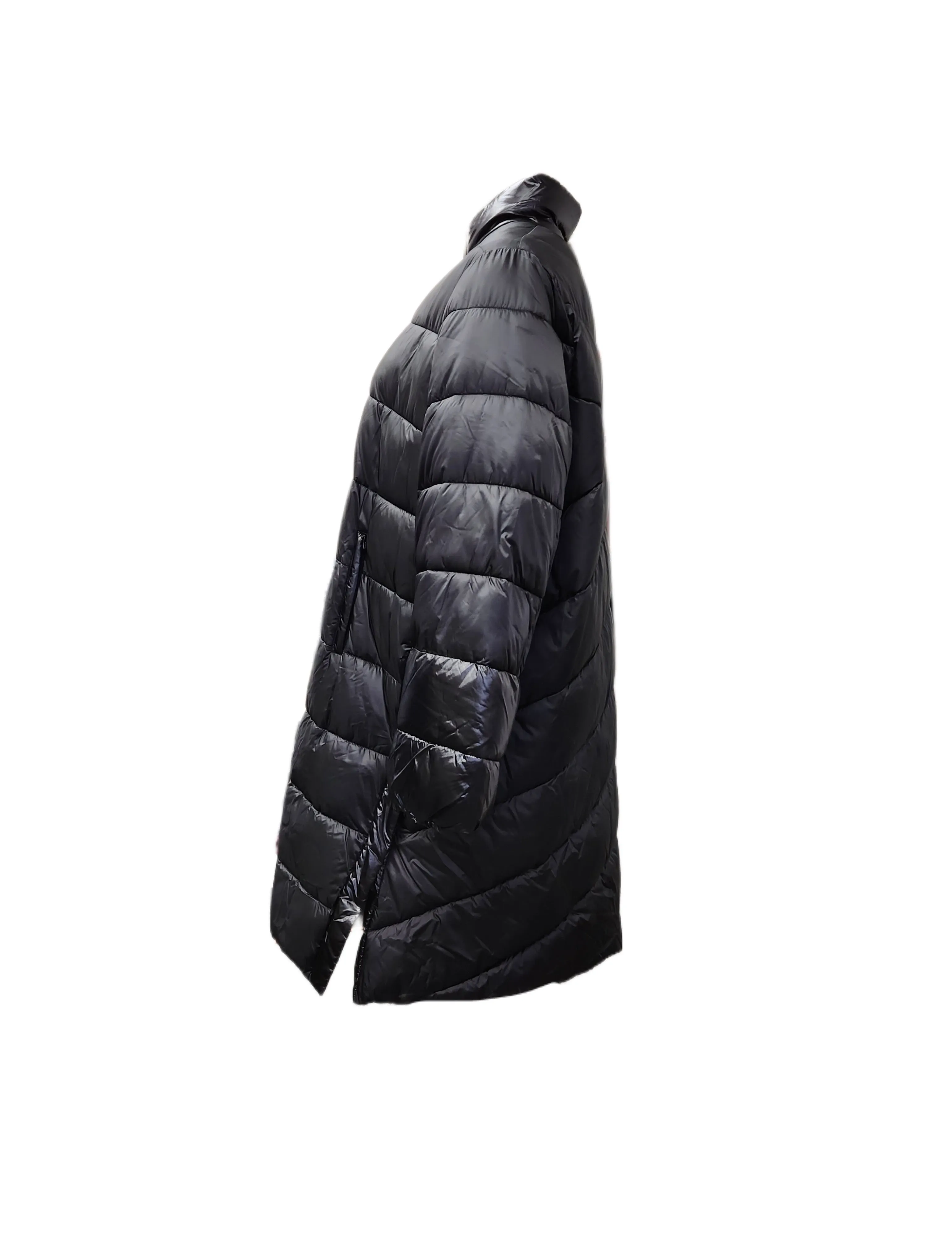 Marina Rinaldi Women's Blue Petalo Quilted Jacket NWT