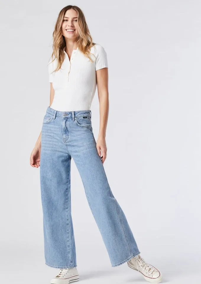 Miami Wide Leg Jeans | Light Organic Blue