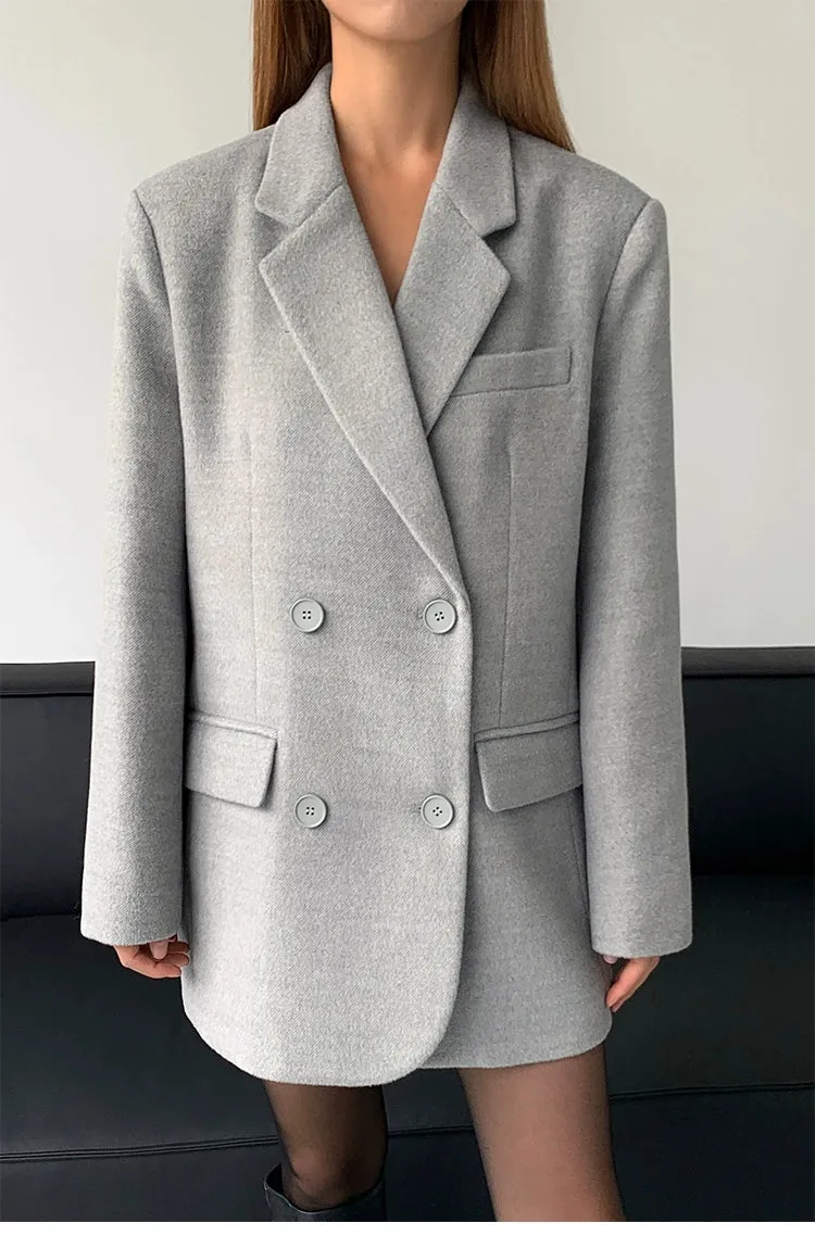 NEVA HU Cassandra Oversized Leisure Classic Suit Jacket
