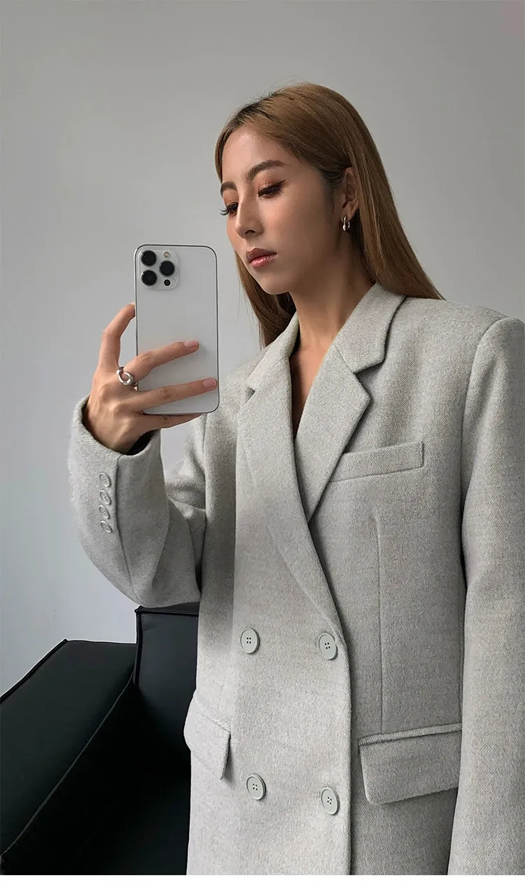 NEVA HU Cassandra Oversized Leisure Classic Suit Jacket