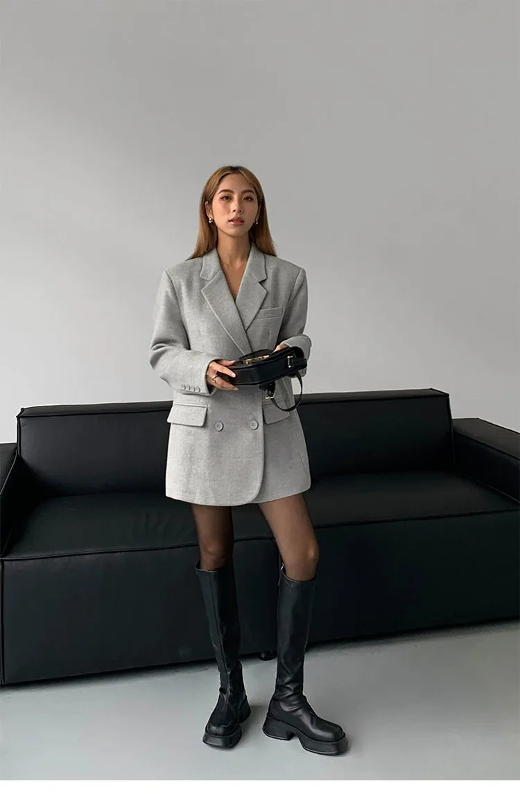 NEVA HU Cassandra Oversized Leisure Classic Suit Jacket