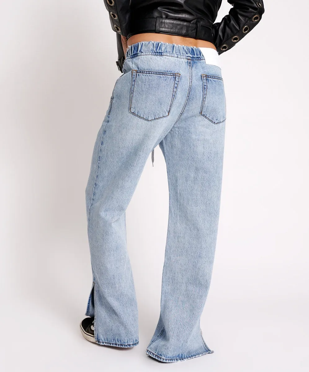 One Teaspoon Salty Dog Roadhouse Wide Leg Jean