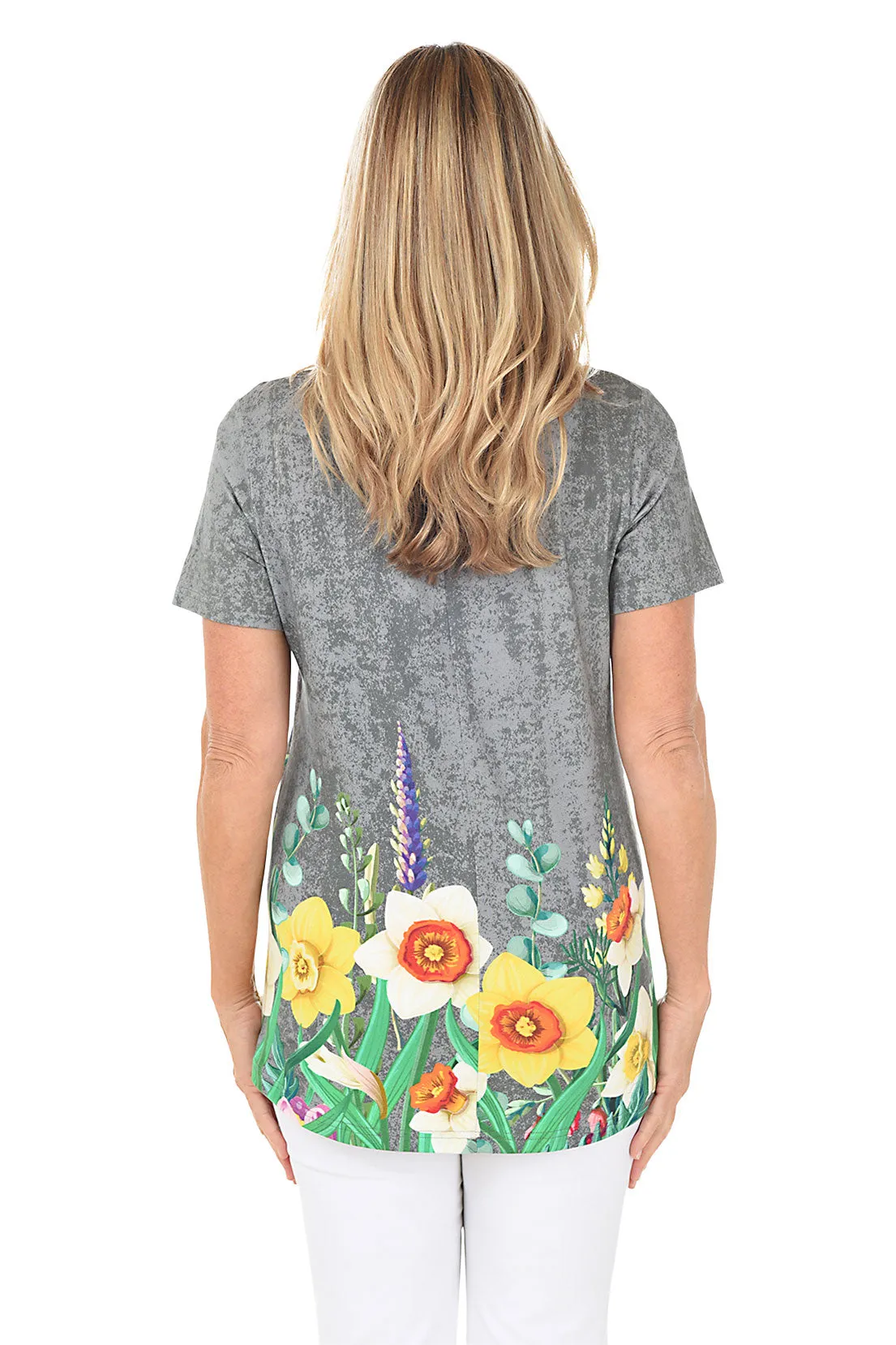 Petite Daffodil High-Low Tee