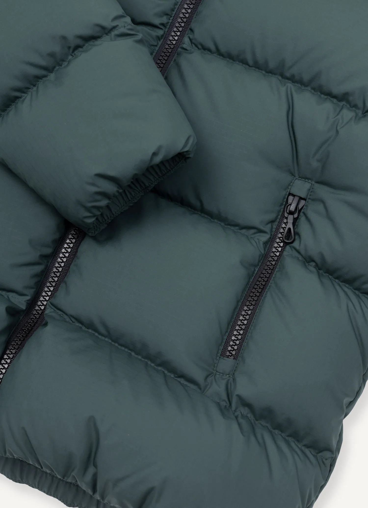 Puffer Jacket with Colmar Motif - Green