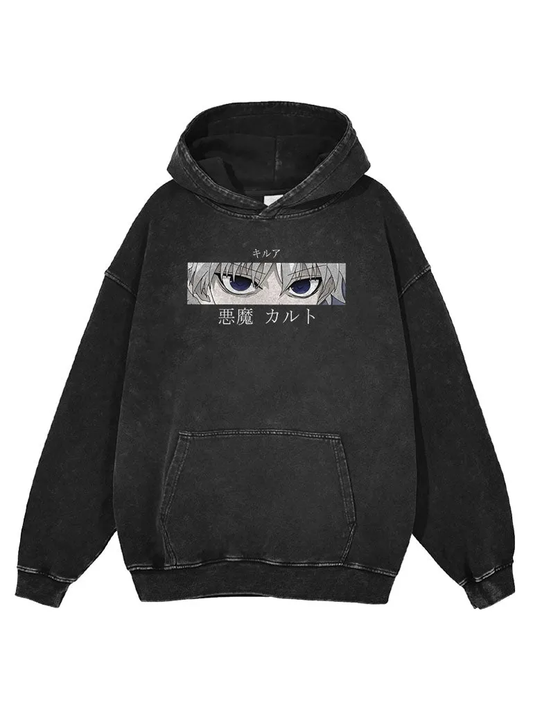 "ZOLDYCK PRODIGY" - Hunter X Hunter Anime Vintage / Acid Washed Hoodies V2