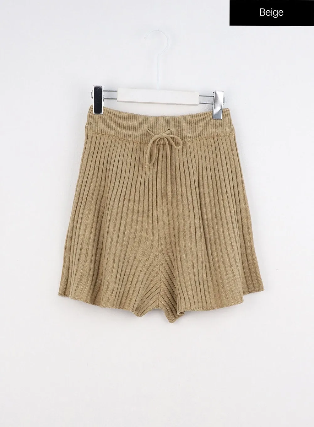 Ribbed Knit Shorts IO317