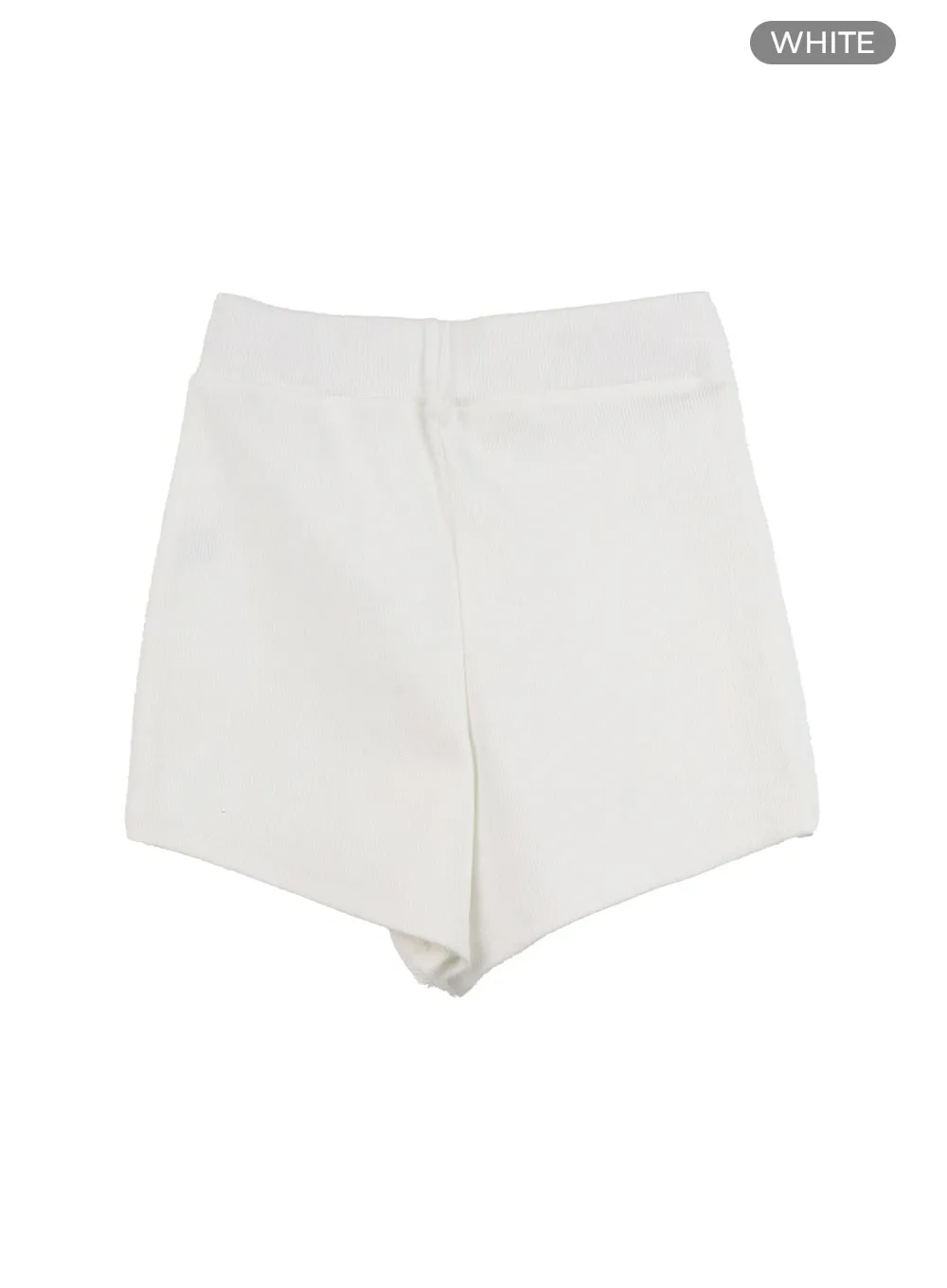 Ribbed Knit Shorts IY410