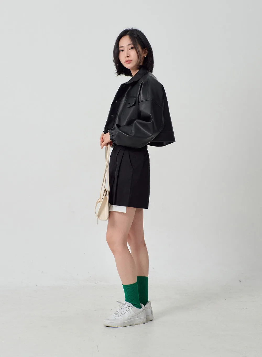 Ribbed Knit Socks OJ331