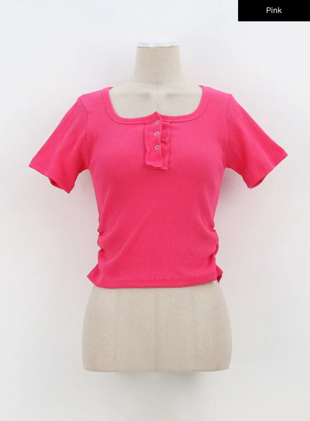 Ribbed Knit Tee BA320