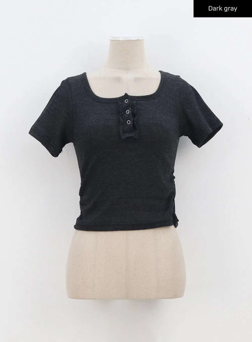 Ribbed Knit Tee BA320
