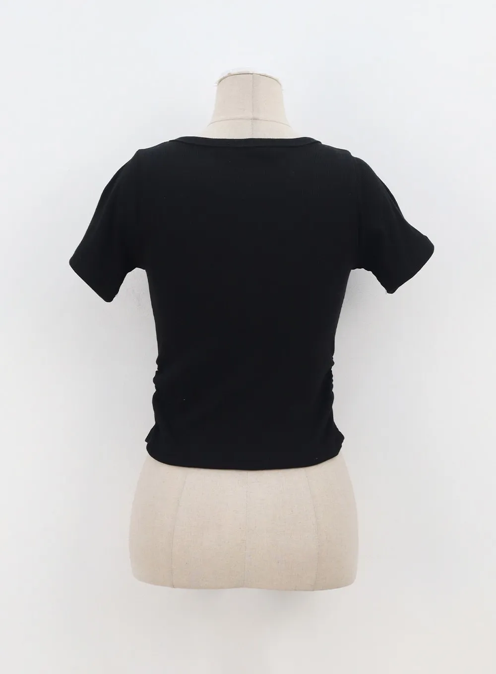 Ribbed Knit Tee BA320