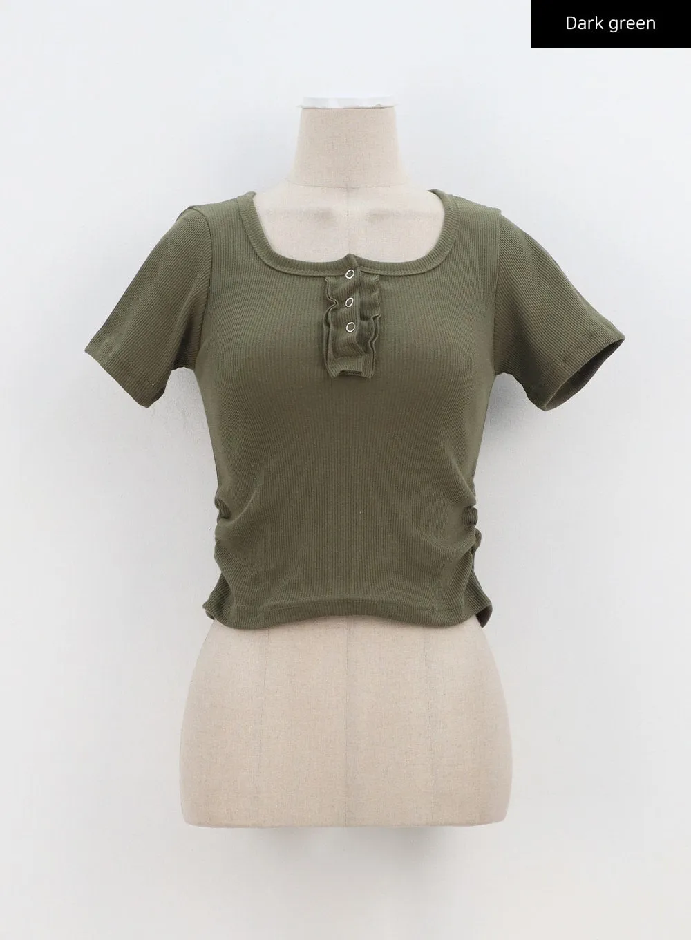 Ribbed Knit Tee BA320