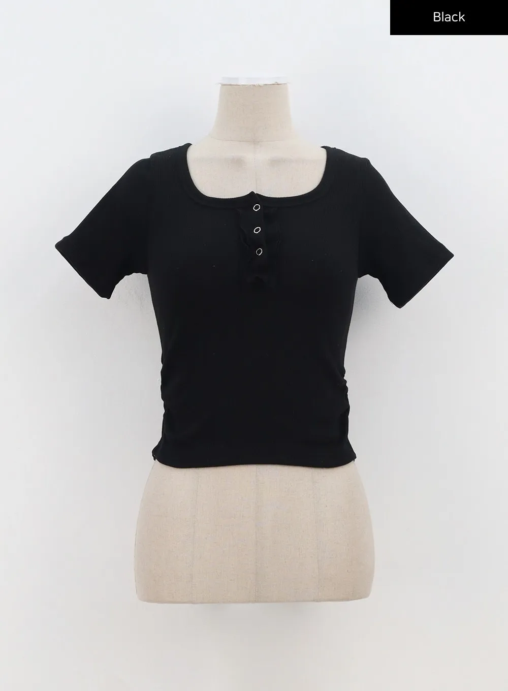 Ribbed Knit Tee BA320