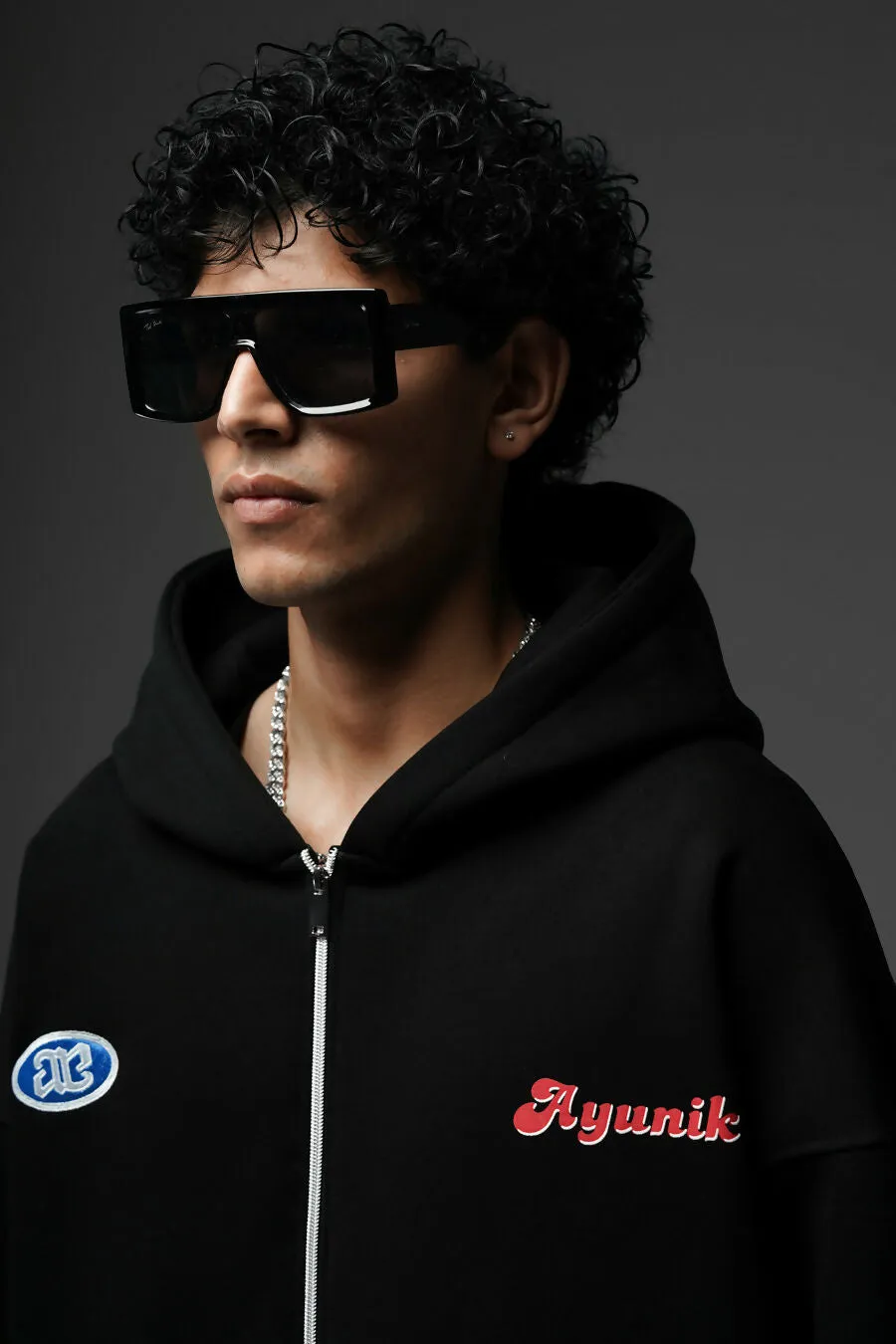 ROUGE ZIPPER HOODIE