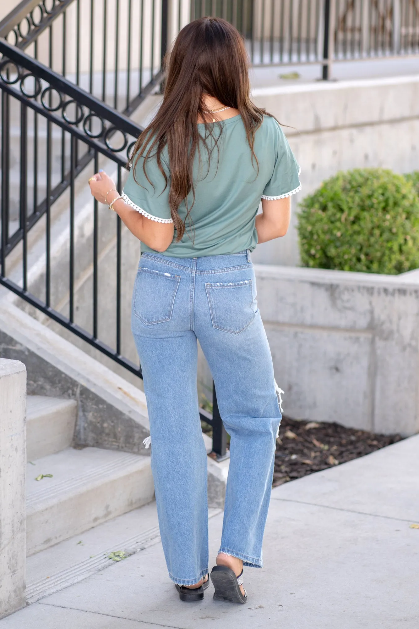 Toll-Free High Rise Vintage Wide Leg