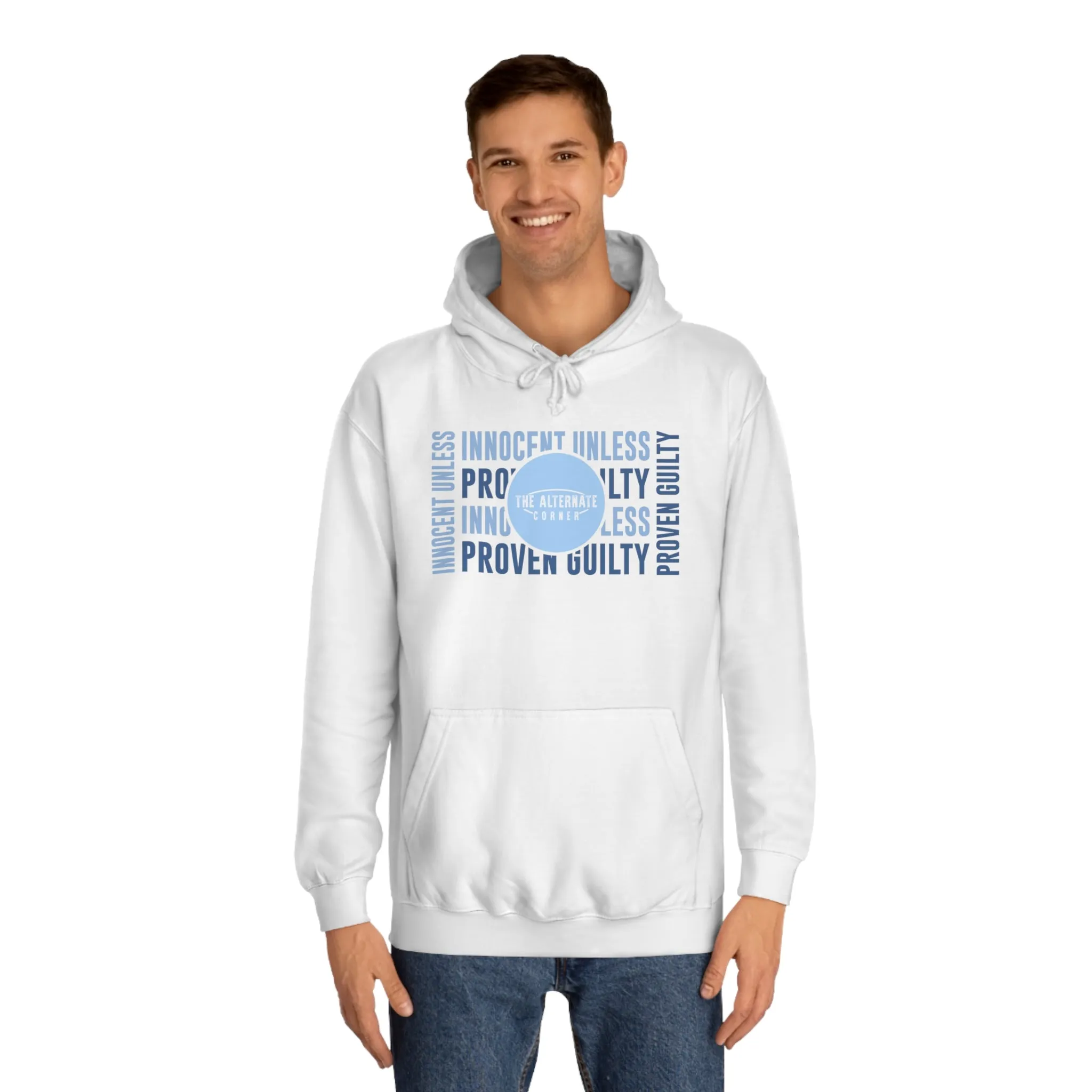 United Kingdom, Ireland and Europe customers Only - Delivery included in Price - Unisex College Hoodie
