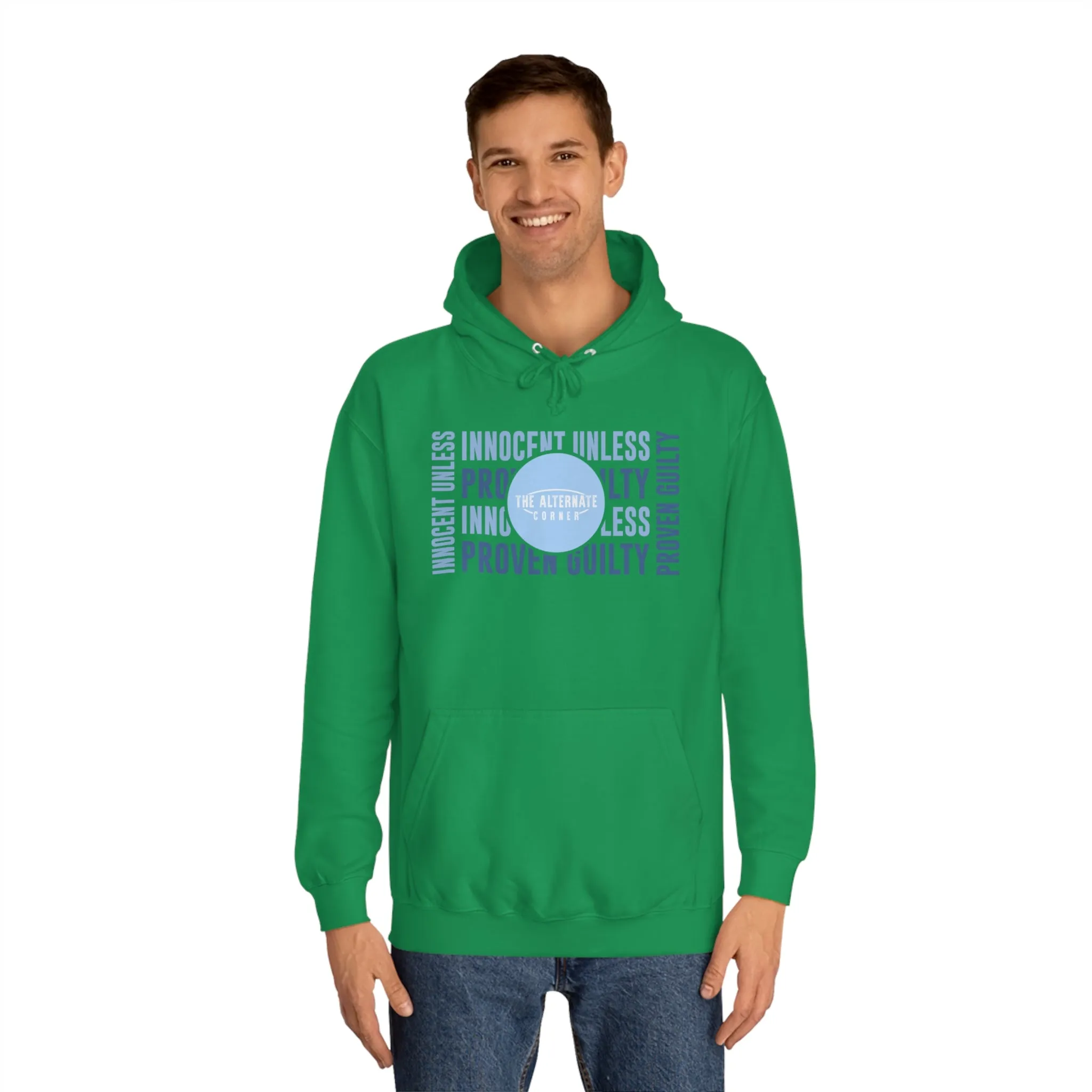 United Kingdom, Ireland and Europe customers Only - Delivery included in Price - Unisex College Hoodie