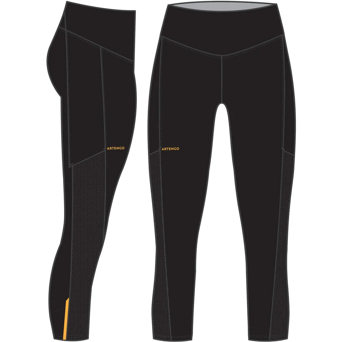 Women's Tennis Quick-Dry Cropped Leggings Hip Ball