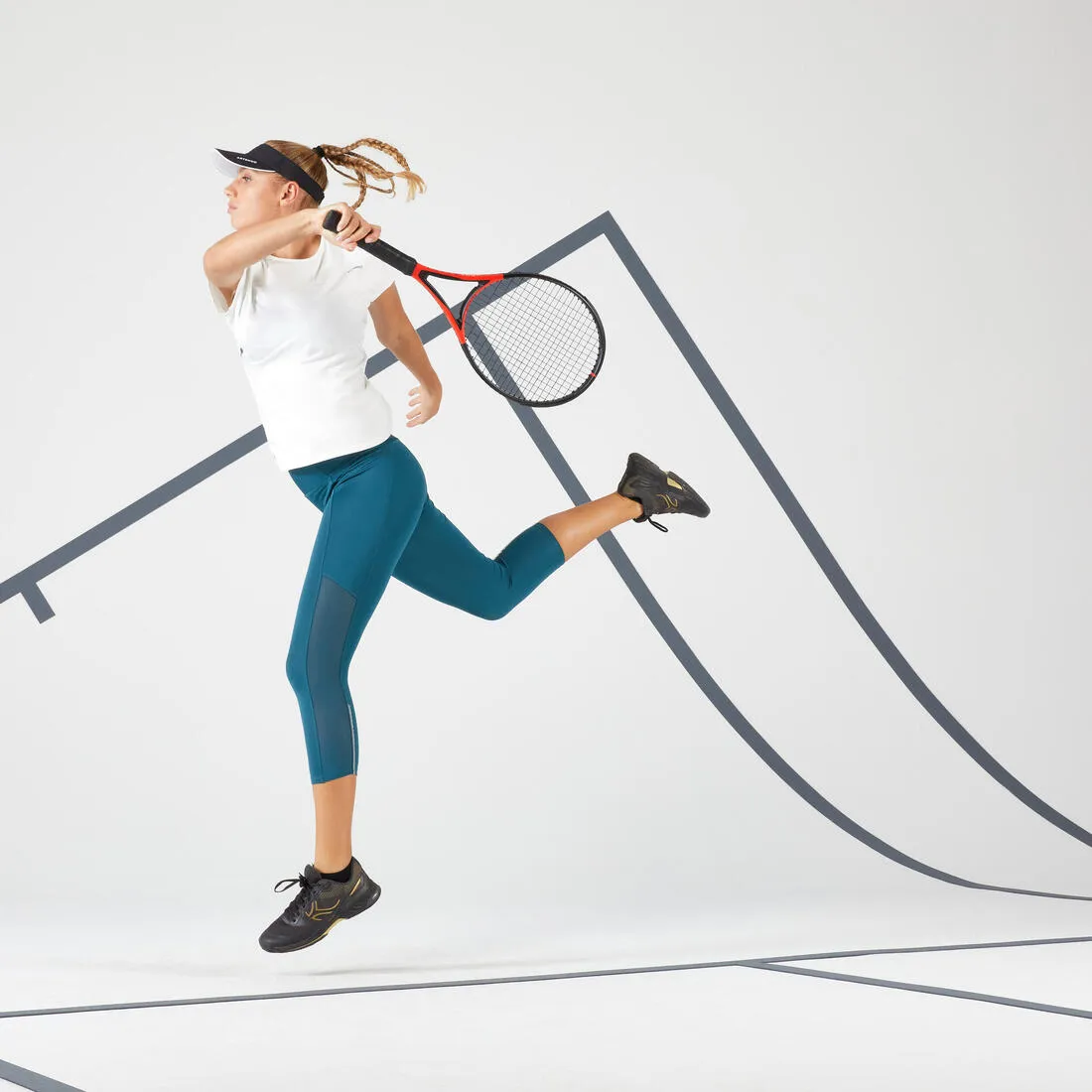 Women's Tennis Quick-Dry Cropped Leggings Hip Ball