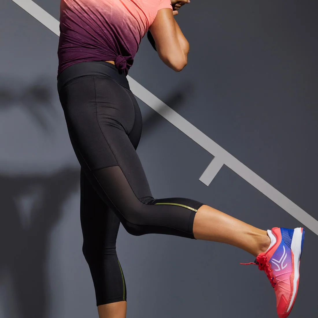 Women's Tennis Quick-Dry Cropped Leggings Hip Ball