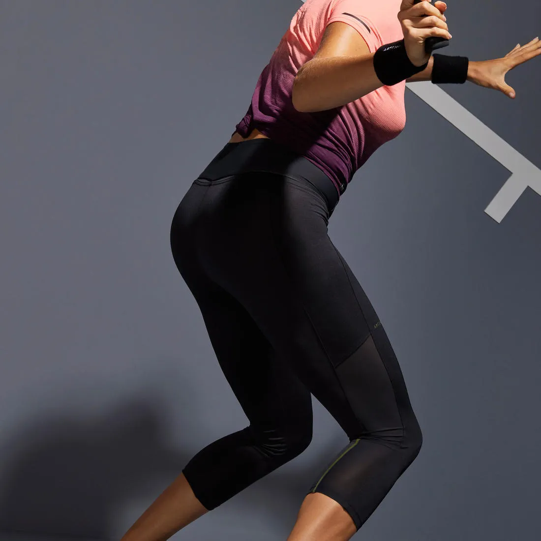 Women's Tennis Quick-Dry Cropped Leggings Hip Ball