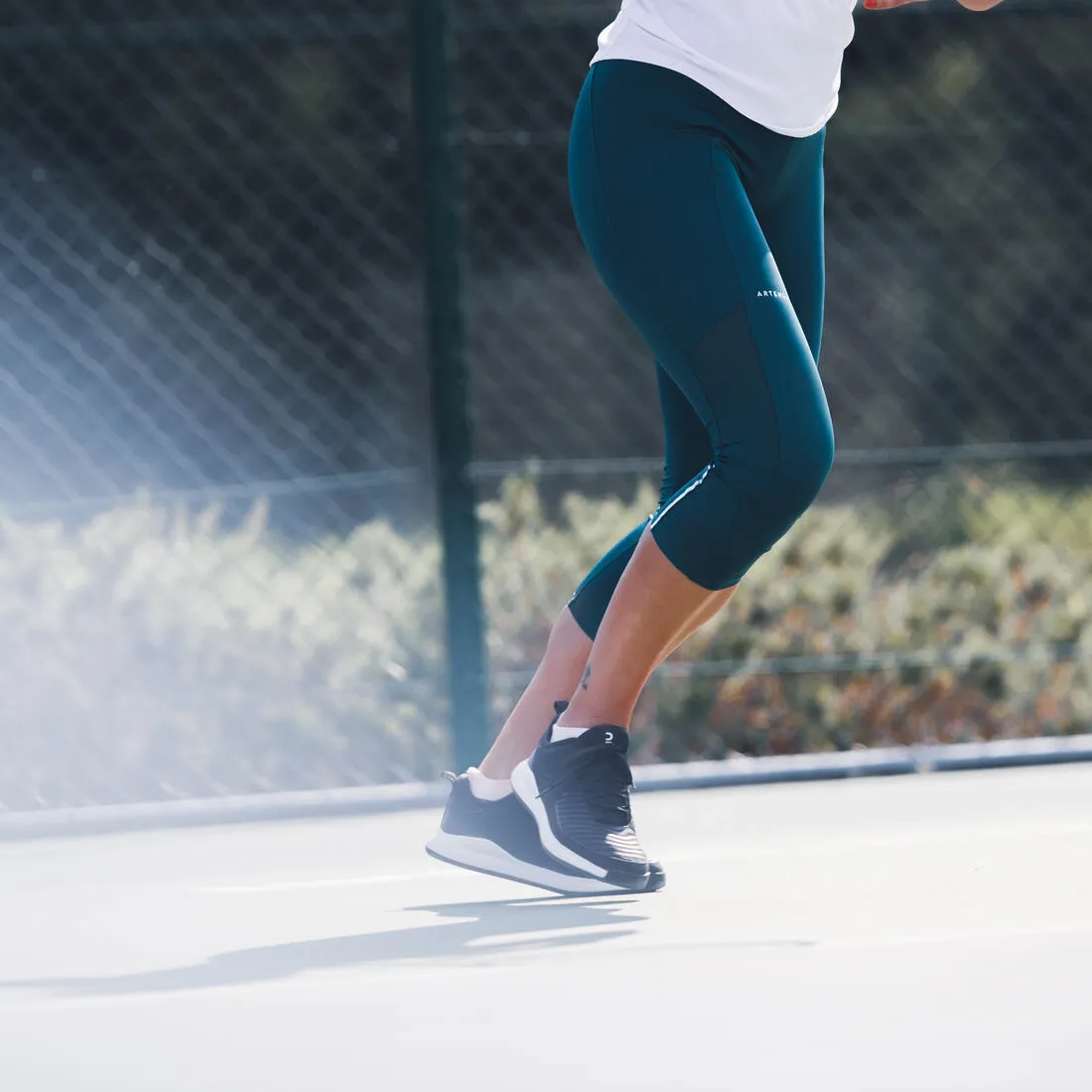 Women's Tennis Quick-Dry Cropped Leggings Hip Ball