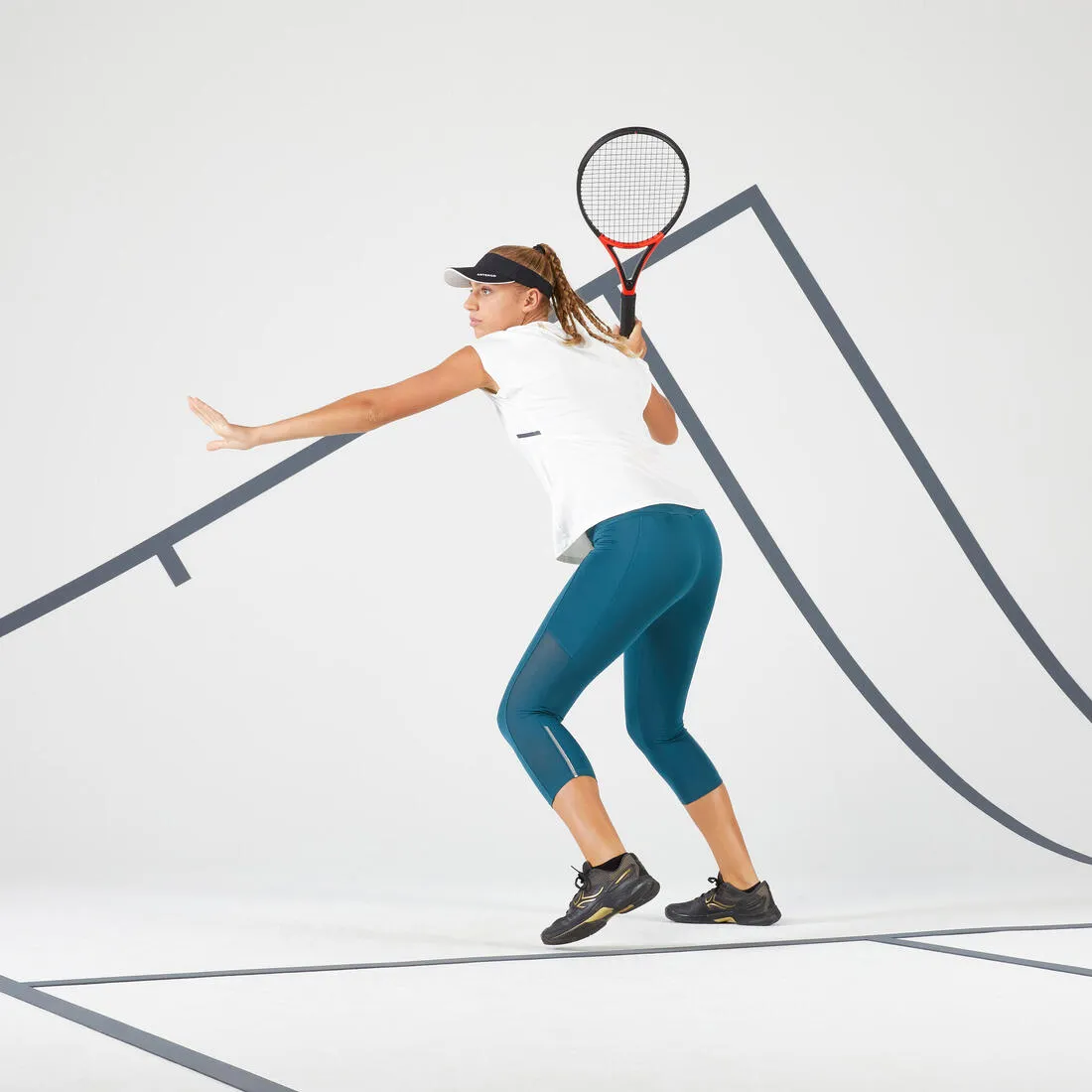 Women's Tennis Quick-Dry Cropped Leggings Hip Ball