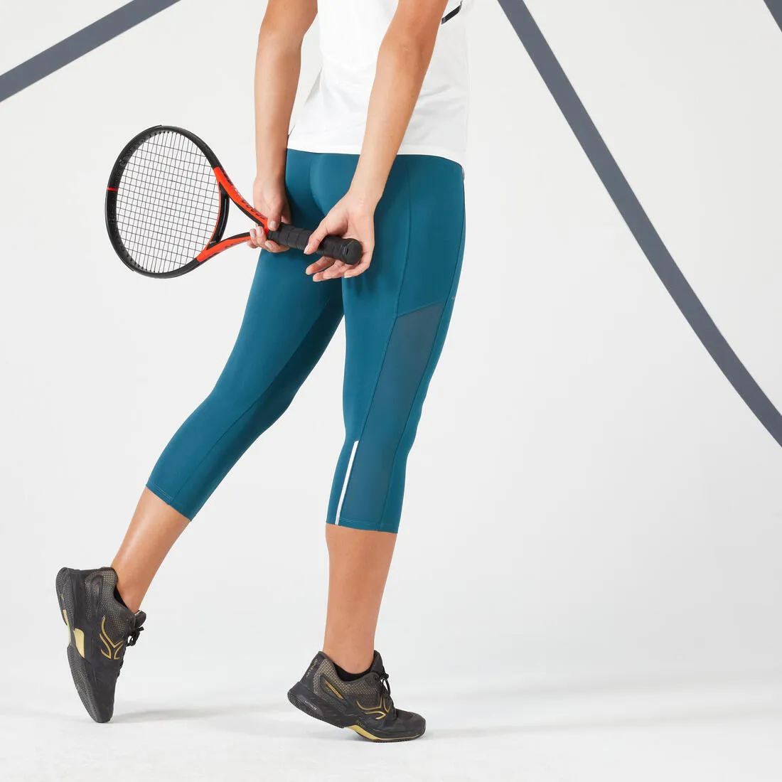 Women's Tennis Quick-Dry Cropped Leggings Hip Ball